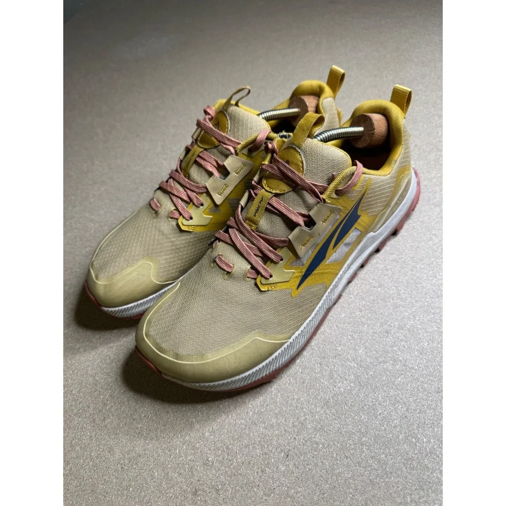 Altra Lone Peak 7 Mens Trail Running Shoes Tan Yellow AL0A7R6H922 Size 10